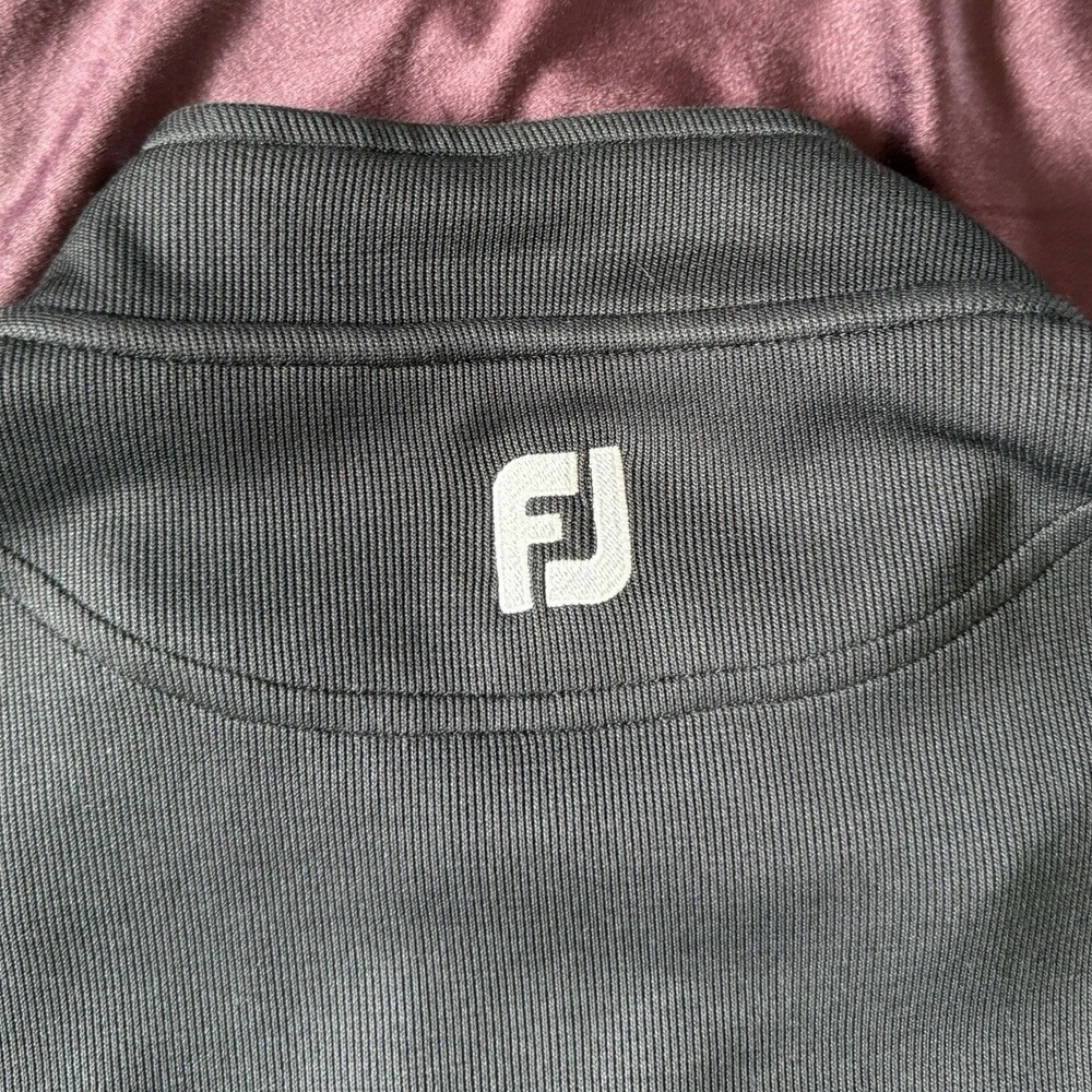FootJoy Harding Park Quarter Zip Golf Vest Mens XXL Gray Performance Classic - Picture 4 of 10